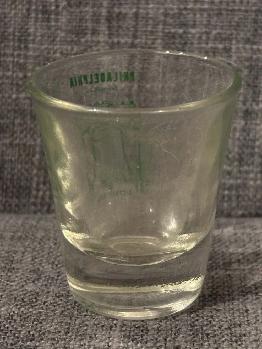 Philadelphia Liberty Bell Shot Glass Good Condition